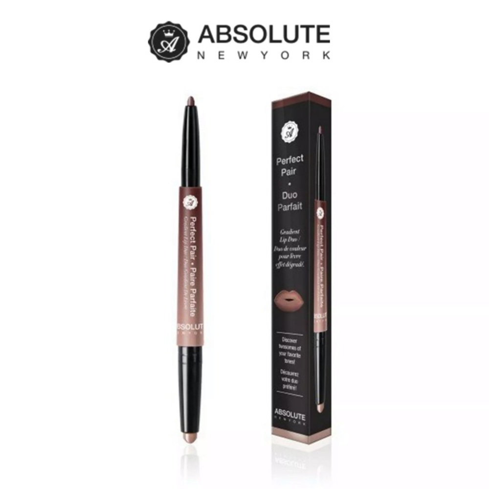 ABSOLUTE Perfect Pair Lip Duo - Rose Wood.